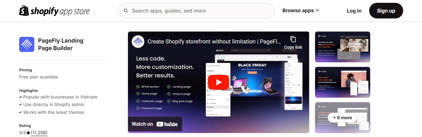 PageFly Landing Page Builder